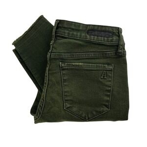 Articles of Society Dark Green Womens Ripped DIstressed Skinny Jeans‎ 571